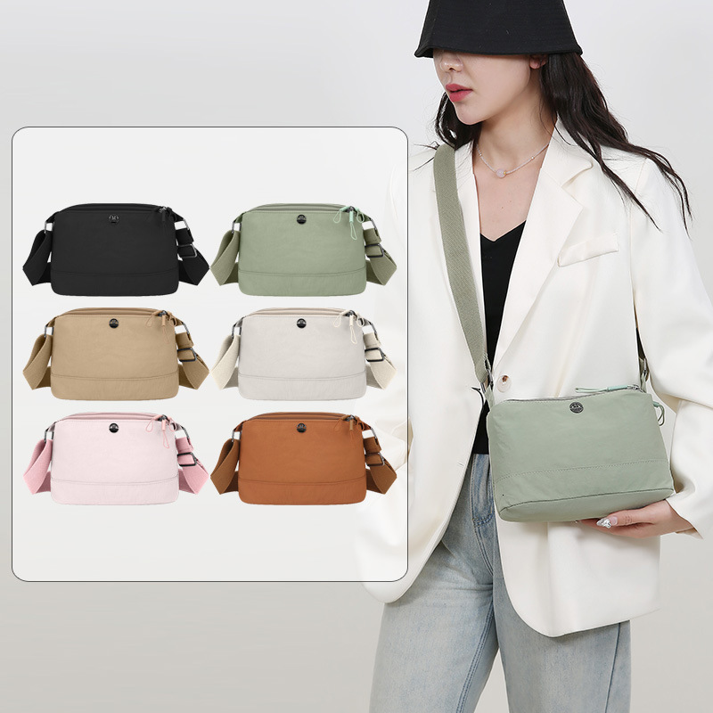 Simple Casual Nylon Crossbody Bag New Lightweight Single Shoulder Bag Luxury Bag Designer Bag Multi Layer Storage Free Shipping KoreanFashionable Smal