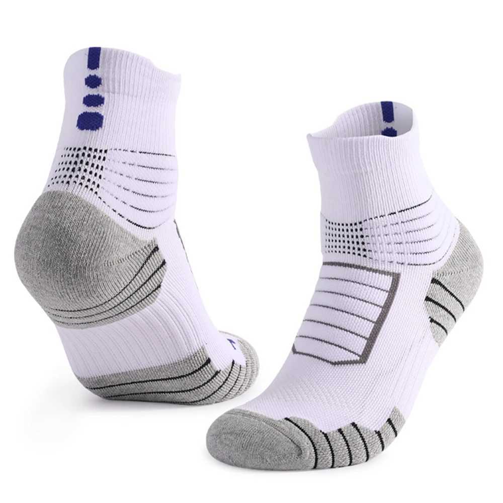 1 Pairs Cotton Professional Basketball Socks Sport For Men Thickened Towel Bottom Cycling Climbing Running Breathable NonSlip D250911