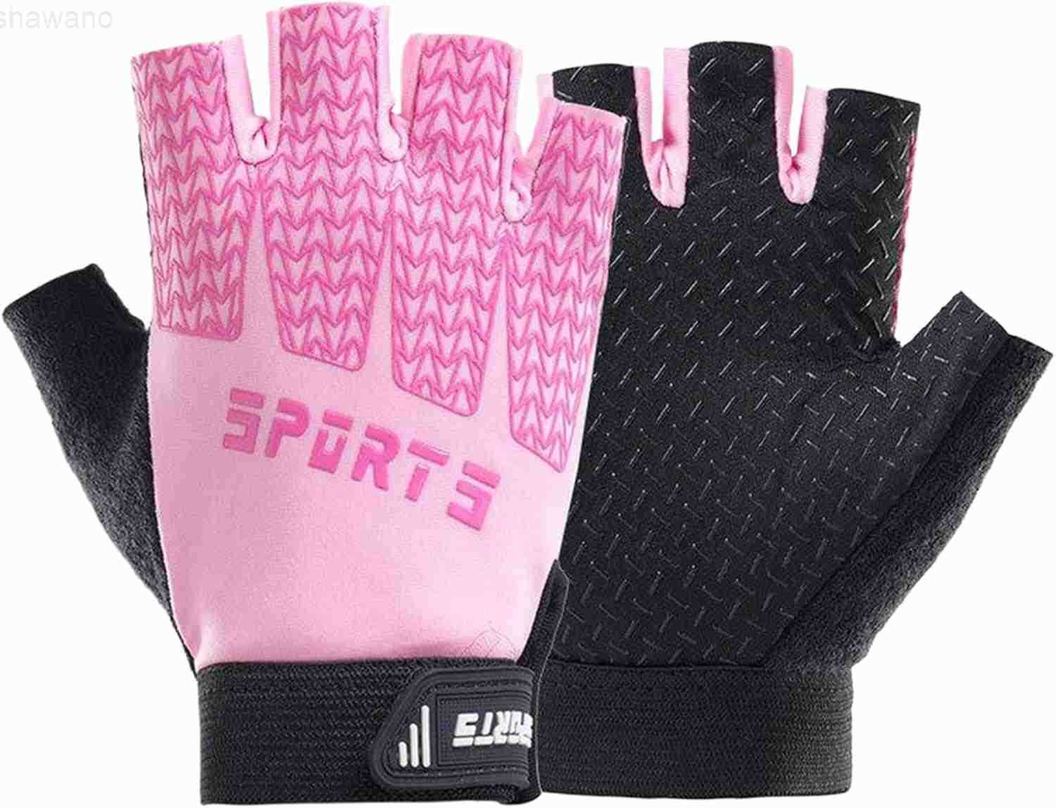 Girls FingerLEss Bike Gloves Sport Gloves for 410 Year Girls Bars Rock Climbing Cycling Biking FishingW250911