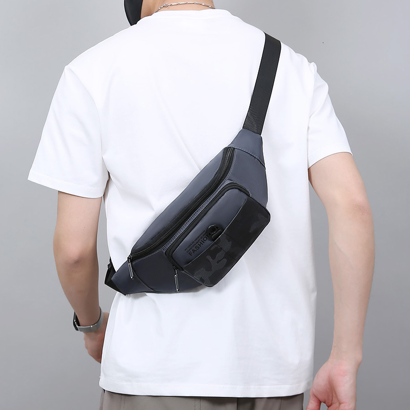 New Outdoor Sports Waist Bag Men S Luxury Bag Multifunctional Fashion Chest Free Shipping Bag Designer Bag Versatile Commuting Single Shoulder Crossbo