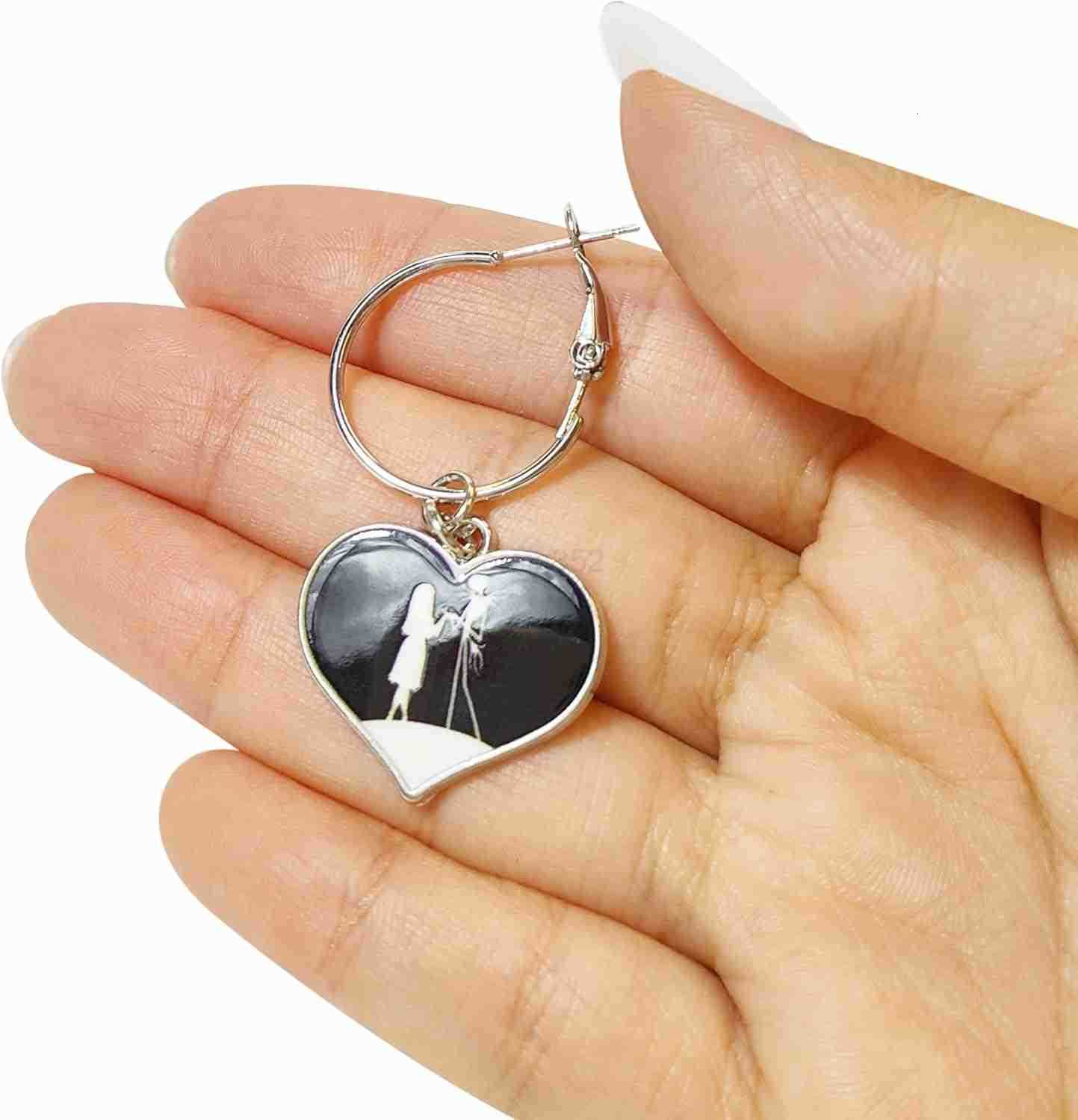 The Nightmare Before Christmas Jewelry Hypoallergenic Earrings for Girls Stud Earrings Fishhook Earring Sets with Charms One Size Fits All Gifts Age 4