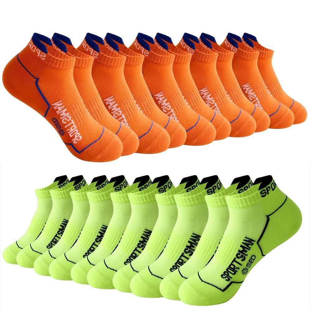 10 Pairs High Quality Summer Mens Ankle Socks Mesh Breathable Fashionable Short Socks For Man Sports Running Man Socks Gift D250911