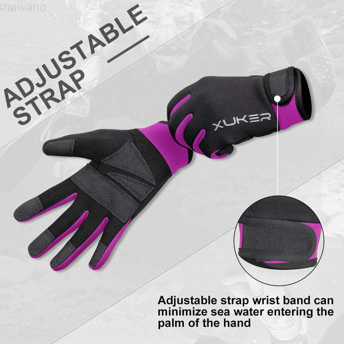 Neoprene GloveWetsuit Gloves 15mm 2mm for Scuba Diving Snorkeling Paddling Surfing Kayaking Canoeing Spearfishing Skiing and Other Water SportsW250911
