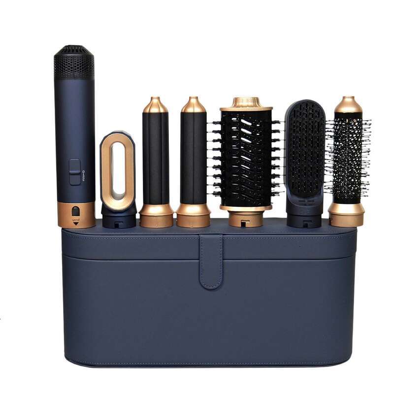 Six Hot Air Comb Multi Function Dryer Automatic Curling Iron Six In One Hair Styling Tool