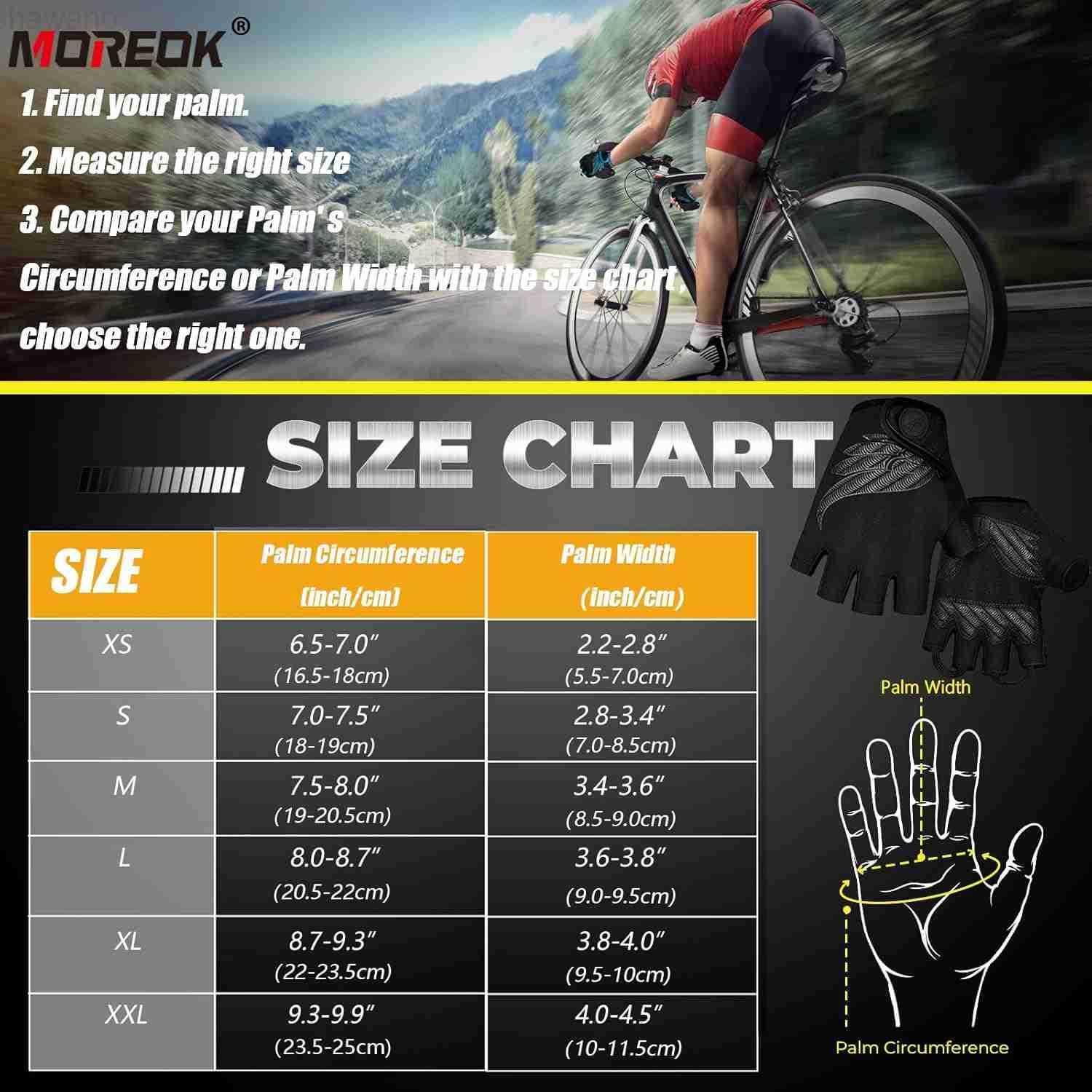 Cycling Gloves Bike Gloves for MenWomen5MM Gel Pad Half Finger Bicycle Biking Gloves for CyclingWeight LiftingGymMotorcycleRowingOutdoor Sports128W250