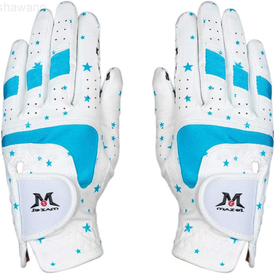 Kids Golf Gloves for Youth Toddler Boys Girls Right Left Hand 1 Pair Mircofiber Breathable Junior Golf Gloves White Red Pink Blue Black Stars ColorAge