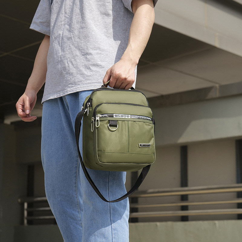 New Men S Vertical Single Shoulder Handbag Korean Free Shipping Version Waterproof Handheld Luxury Bag Crossbody Bag Casual Designer Bag Travel Handba