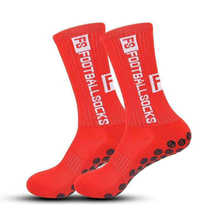 2Pairs Grip Socks Designed for Men and Women Football Basketball Baseball Rugby Soccer Exercise athletic socks D250911