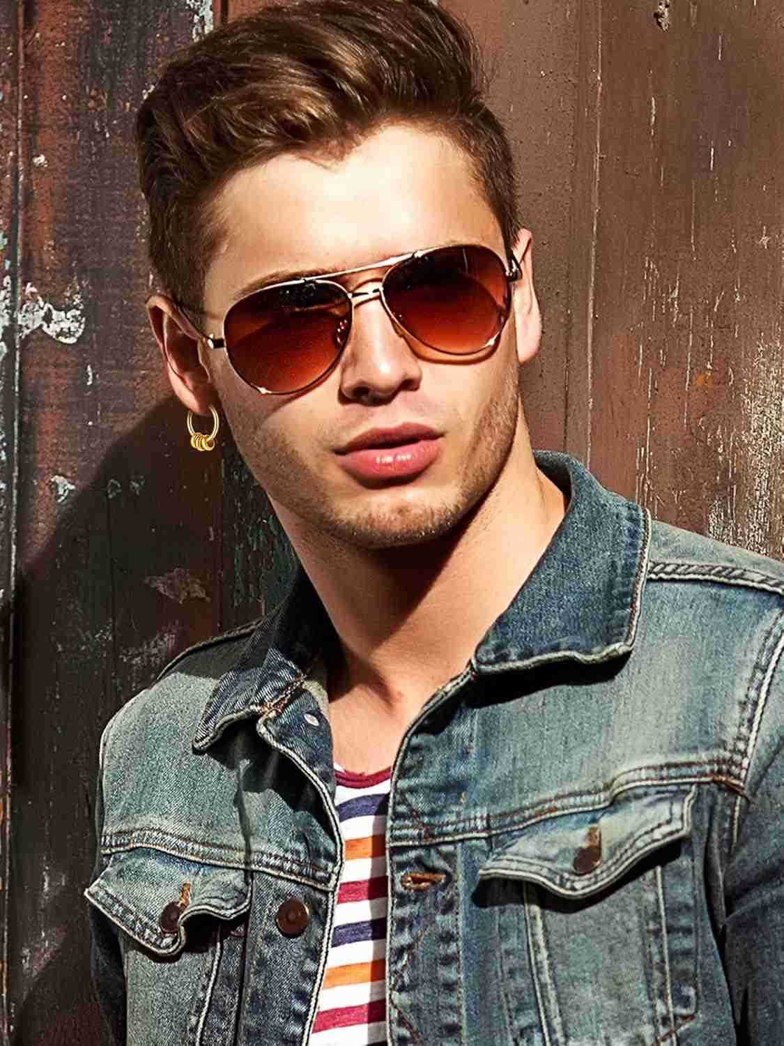 20 Pieces Men Dangle Earrings Stainless Steel Huggie Hinged Hoop for WomenW250911