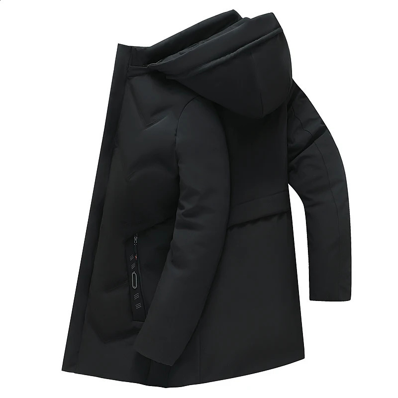 Top Grade ner Men Parka Jacket Thick Casual Fashion Long Windbreaker Hooded Bubble Coats Mens Clothes 250911