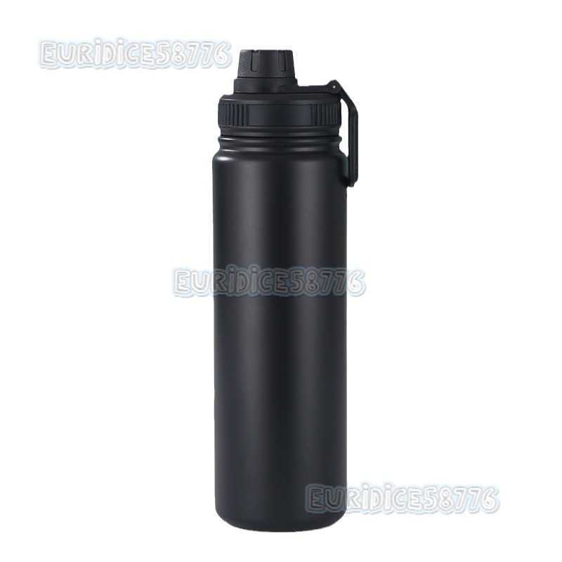 Doublelayer Sports Water Bottle 304 Stainless Steel Insulated Cup Outdoor Portable Large Capacity Space Bottle H250911