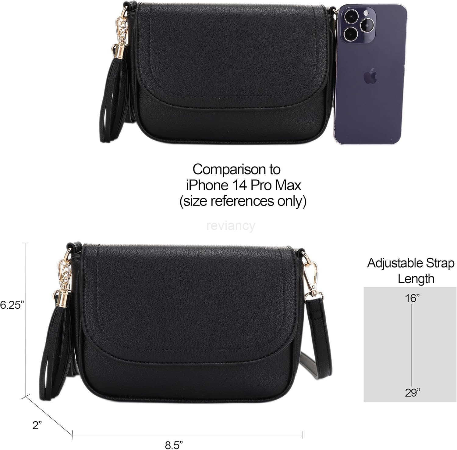 Small Crossbody Bags for Women Trendy Flap Saddle Purses with Tassel Vegan leather Shoulder bagW250911
