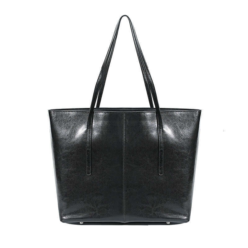 Luxury bag Commuting Fashion Versatile Genuine Leather Tote Stylish Large Capacity Cowhide Women s Shoulder Bag