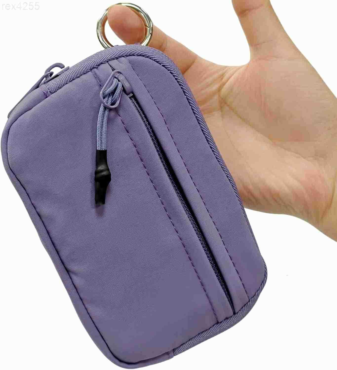 The Wallet 2nd Gen 636 inch The Pouch Wristlet for women Zippered Card Case With Id WindowHand strap for women Coin Purse Mini Portable Keychain Walle