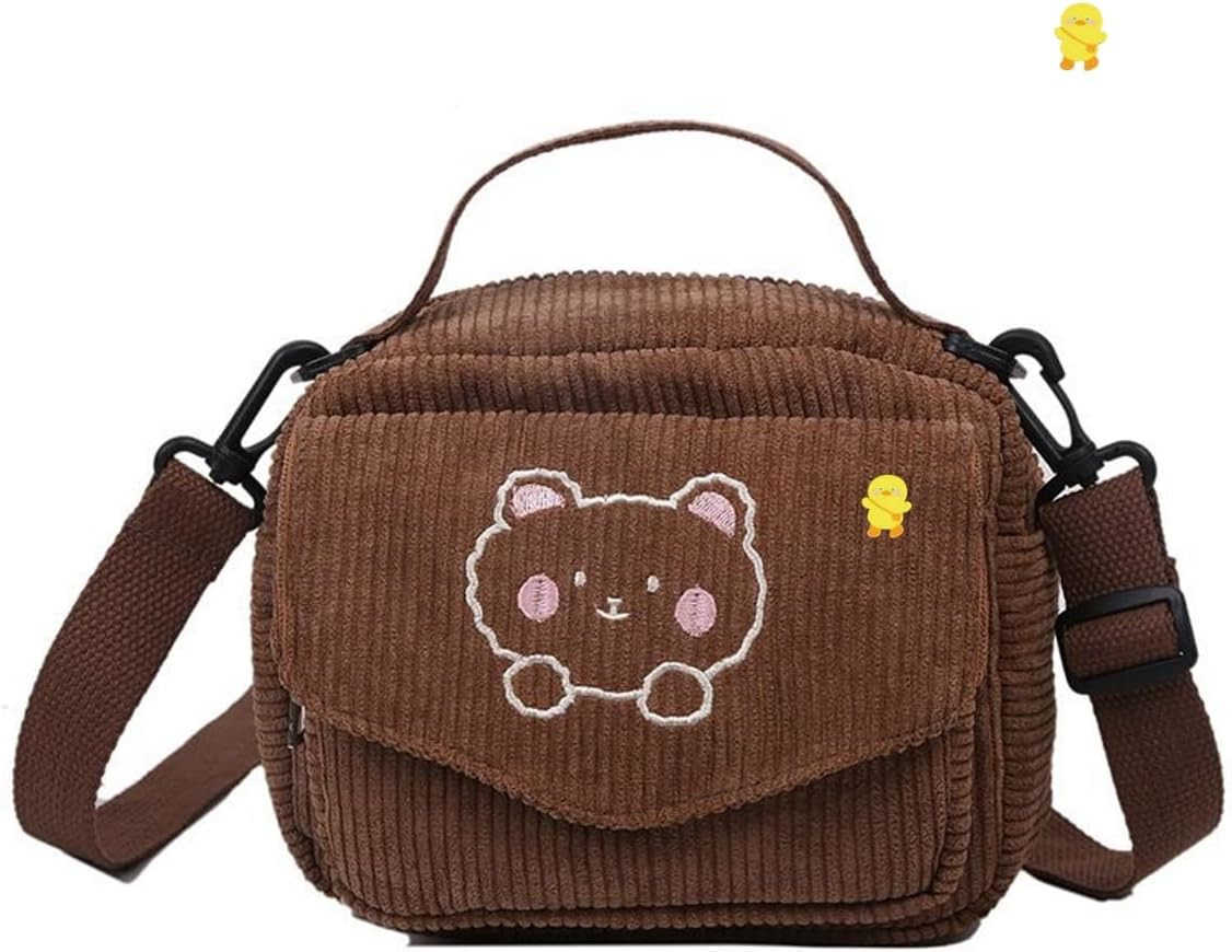 small cute Corduroy Crossbody bag min Kawaii Purse Crossbody Bag small Kawaii Wallet small Kawaii Crossbody BagW250911