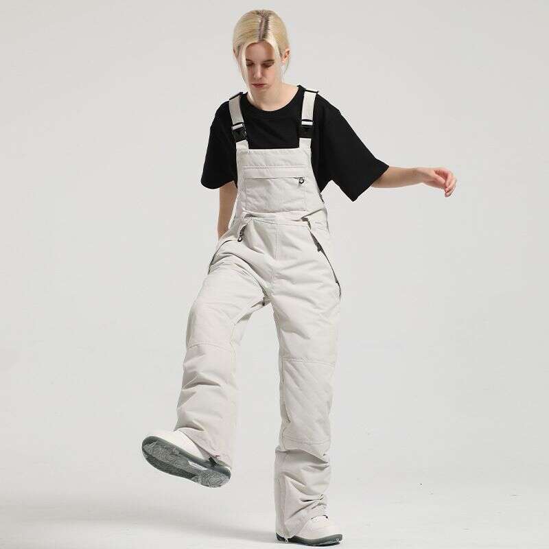 Winter New Pants Women's Snowboard Windproof Waterproof Wear-Resistant Outdoor Double Board Ski Suit Overalls