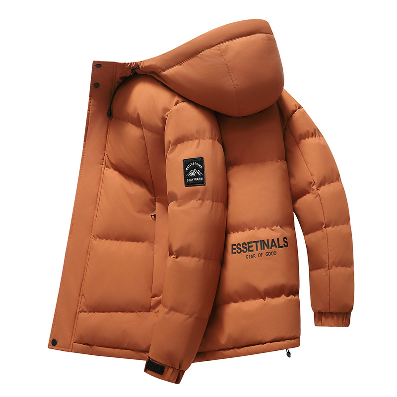 Free shipping designer hot selling high-quality winter new hooded cotton jacket mens fashionable thick down cotton jackets