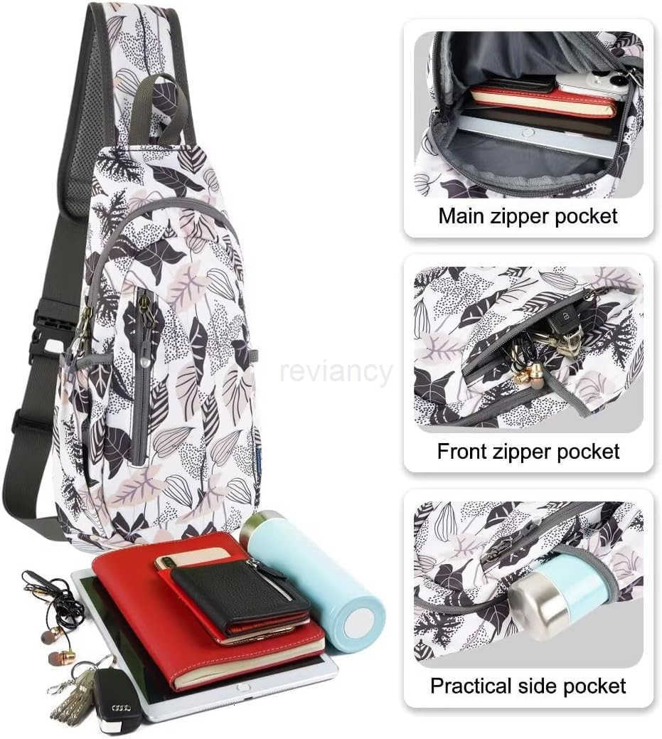 Small Sling Bag Lightweight Crossbody Backpack for Men Women Shoulder Bag for Sports and OutdoorW250911