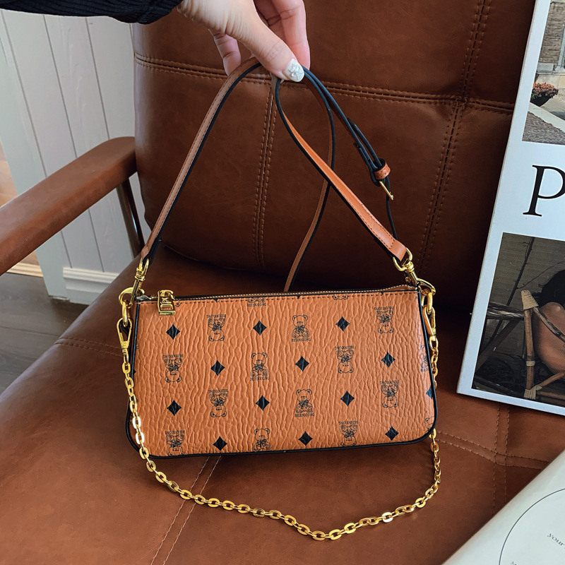 Free delivery designer bags Large capacity tote bag women retro armpit bag commuting handbag shoulder bag Nylon