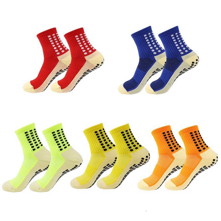 5 Pairs Football Socks Men Women Sports Socks Nonslip Silicone Bottom Soccer Outdoor Sport Running Cycling Grip Socks D250911