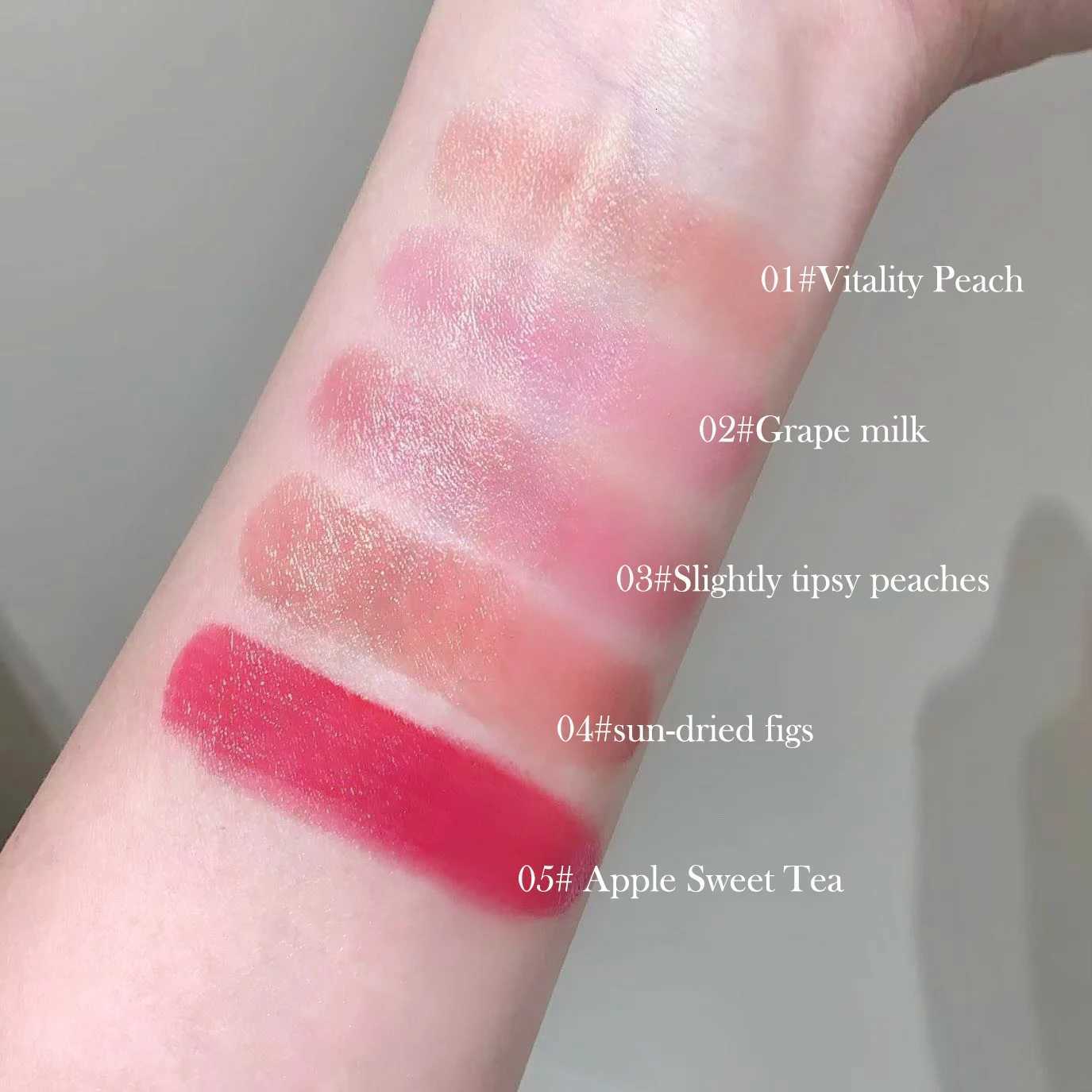 Vitality Pink Pressed Blush Liquid Water Light Expansion Color Cheek Tint Makeup Rouge W250911