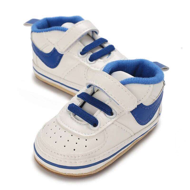 Autumn New 0-18M Newborn Boys and Girls Multicolor Versatile Baby Walking PU Upper Rubber Non slip Preschool Casual Shoes