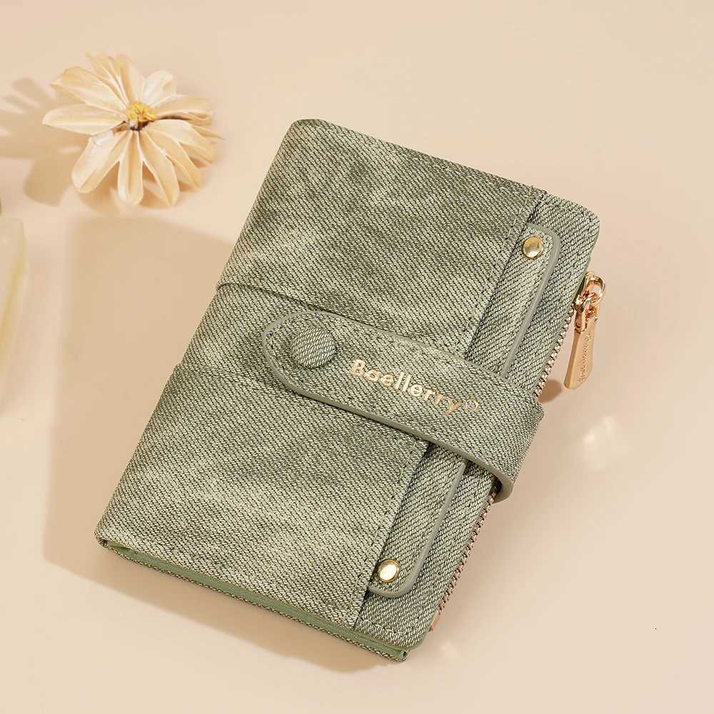 Baellerry New Fashion Women Short Wallets Zipper Coin Bags Top Quality Female Purse Coin Pocket Womens Detachable Card Clip W250911