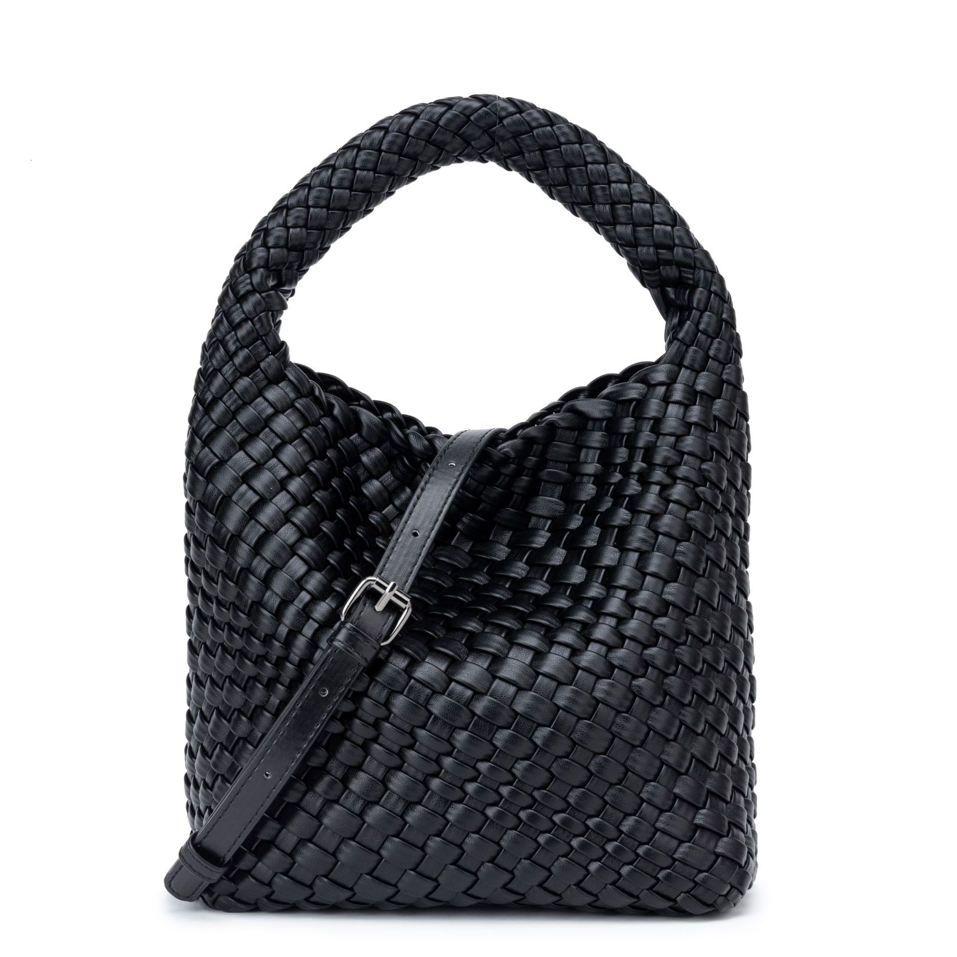 Woven Bag Women Fashion Designer Bag High Quality Pu Leather Single-shoulder Underarm Handbag