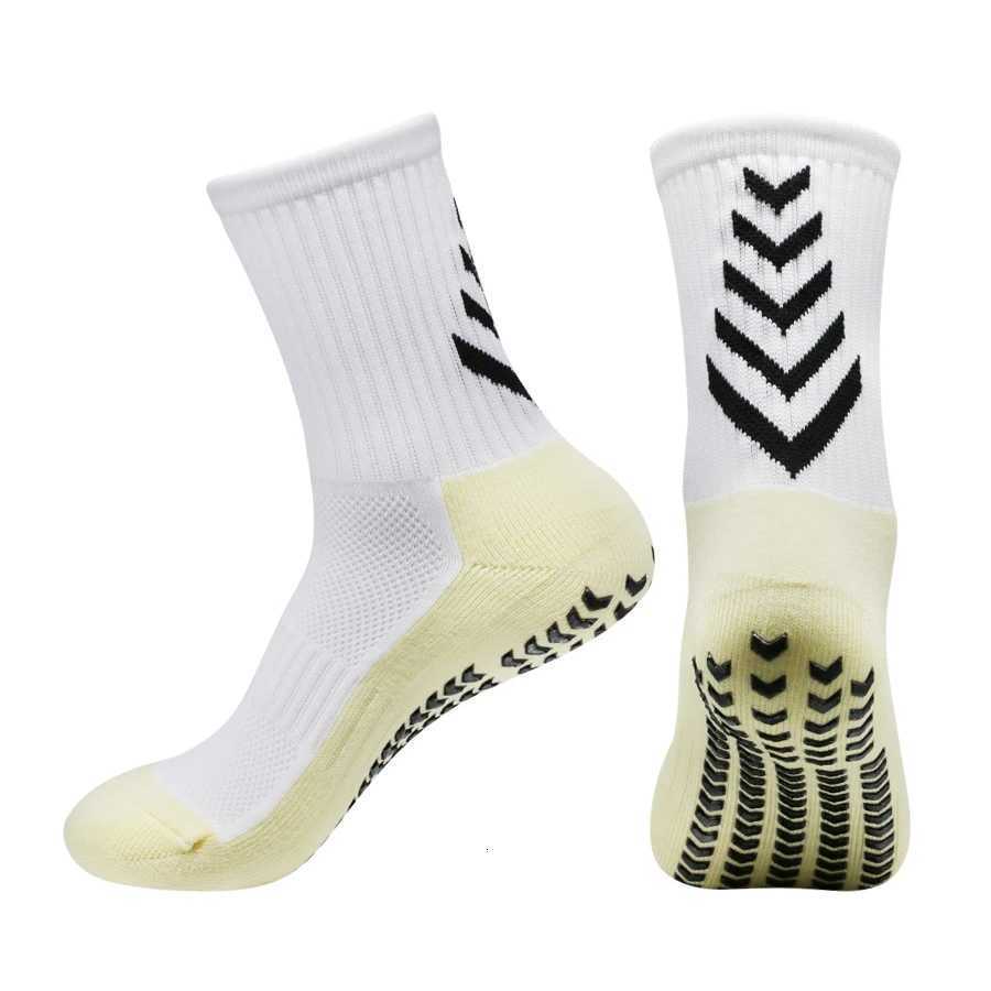 1 Pair New Men Women Soft Breathable Antislip Football Socks Running Soccer Basketball Badmintion Cycling Sports Grip Socks D250911