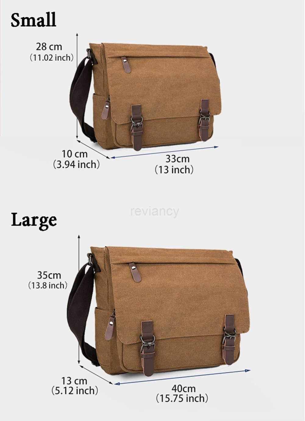 Canvas Vintage Messenger Bag Shoulder bag Leather Large Travel Crossbody bags for men women 15inch LaptopW250911