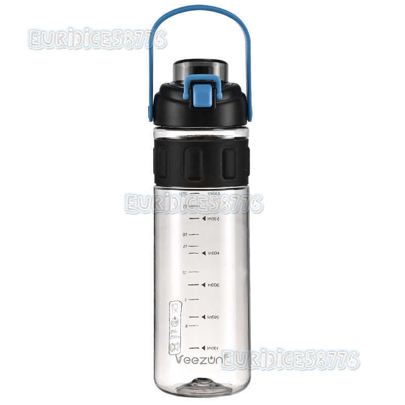 830ml Sports Water Bottle Simple Portable Graduated Student Cup Summer Large Capacity Outdoor Direct Drinking Space Cup H250911