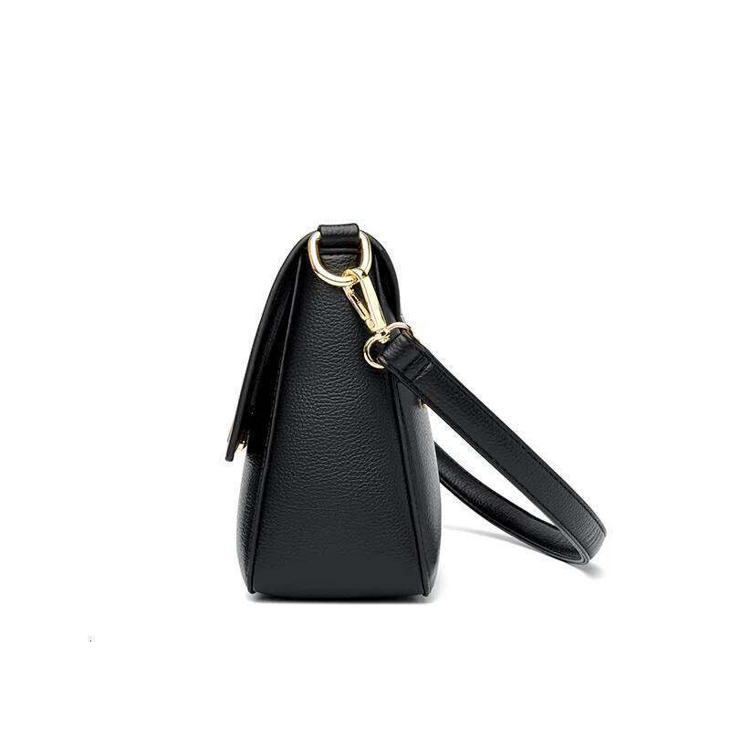 2025 New Trend Fashion Message Geniune Leather Girls Crossbody Women Shoulder Bags Big Size Capacity Multifunction Shopping Lady