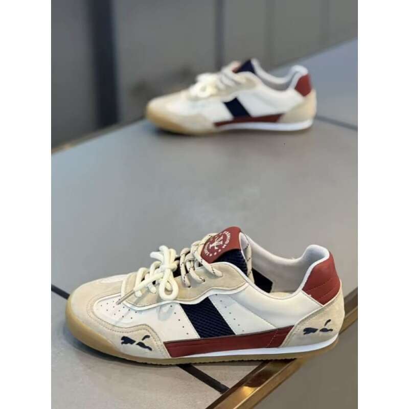 2025 Summer New Fashion Versatile Comfortable Leather Mesh Patchwork Forrest Gump Shoes Men's Soft Sole Lightweight Trendy Sneakers