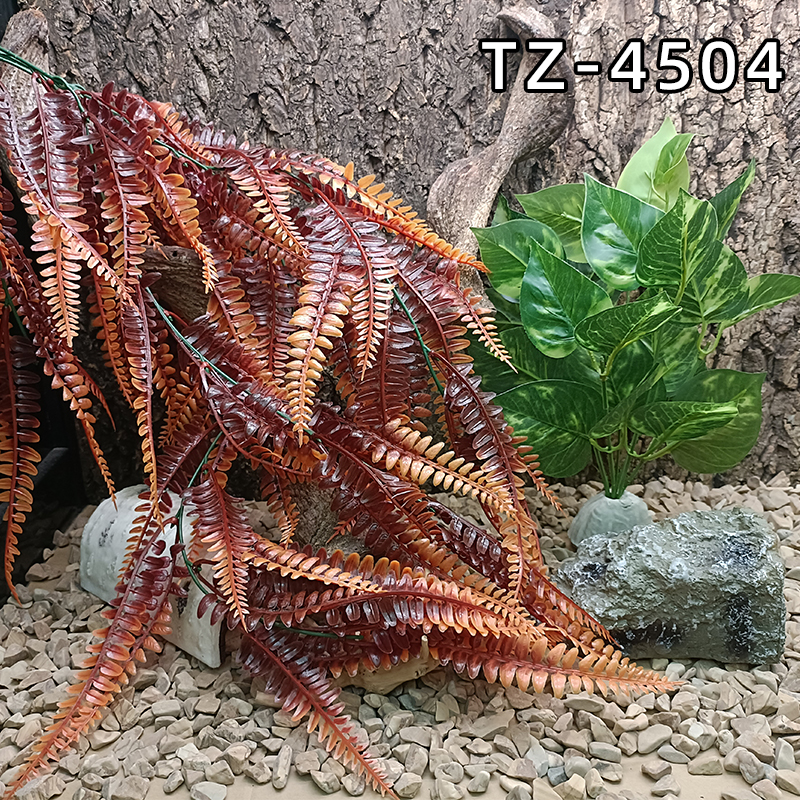 Reptile terrarium decoration Hanging plants Lizard and tortoise ecological tank landscaping set Lazy suit Factory direct sales