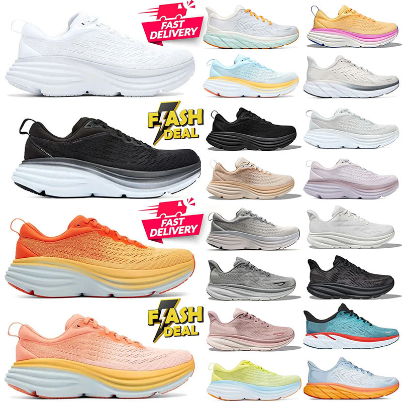 Designer Casual Shoes Athletic Running shoes for Men Women Clifton 9 Bondi 8 Sneakers Outdoor Jogging Plate-forme Loafers Chaussures Trainers