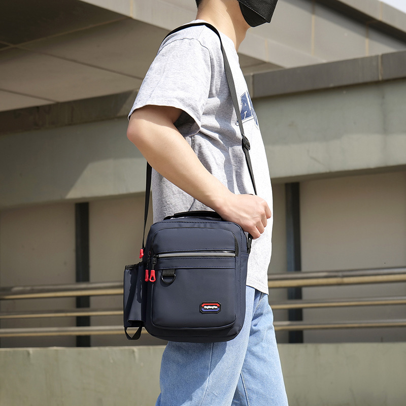 Trendy Luxury Designer Bag Bag Men Single Shoulder Bag Water Resistant Oxford Cloth Crossbody Free Shipping Bag Business Men S Travel Handbag Casual S