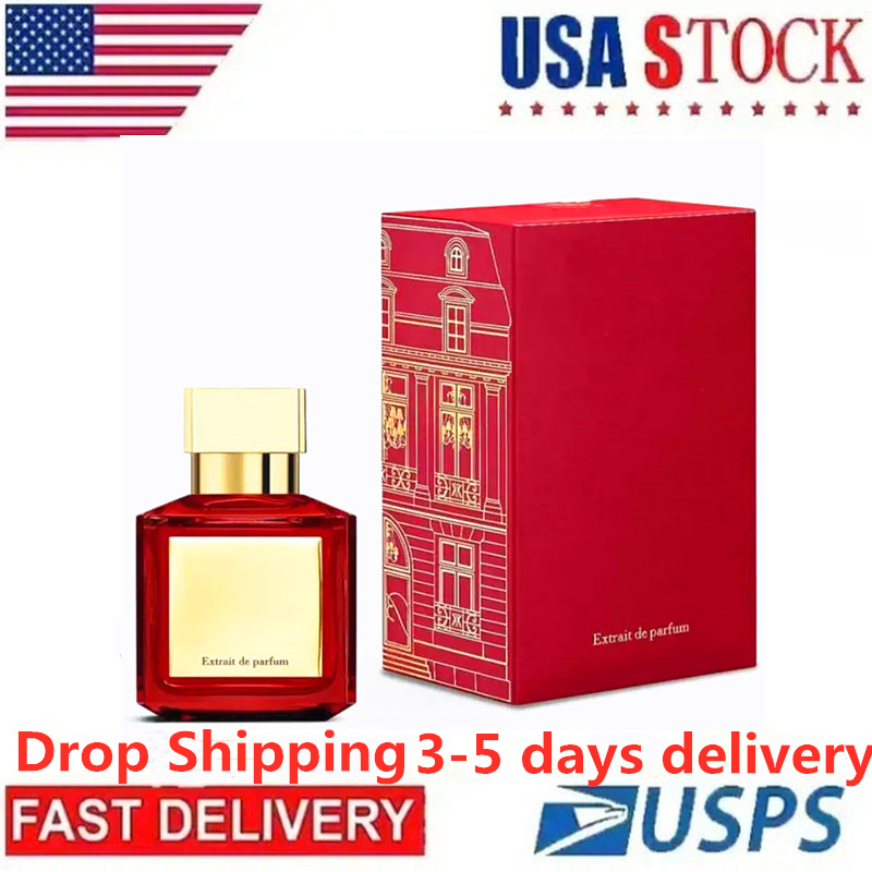 US Warehouse Shipping Parfum Rouge 70ml 200ml 540 Glass Eau De Parfum Paris Grand Soir For Women Lady spray perfume Gift Set Fragrance long-lasting body spray