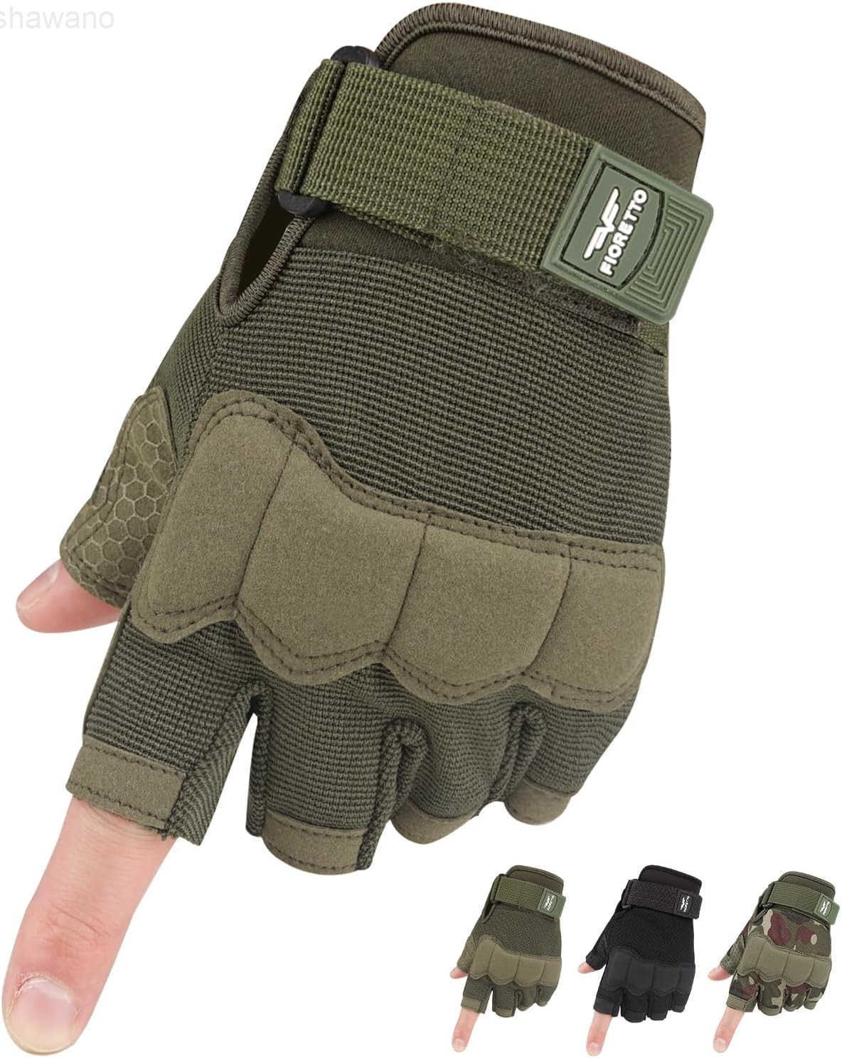 Fingerless Gloves Half Finger Gloves for Driving Cycling Shooting Hunting Motorcycle Climbing Outdoor Work 215801W250911