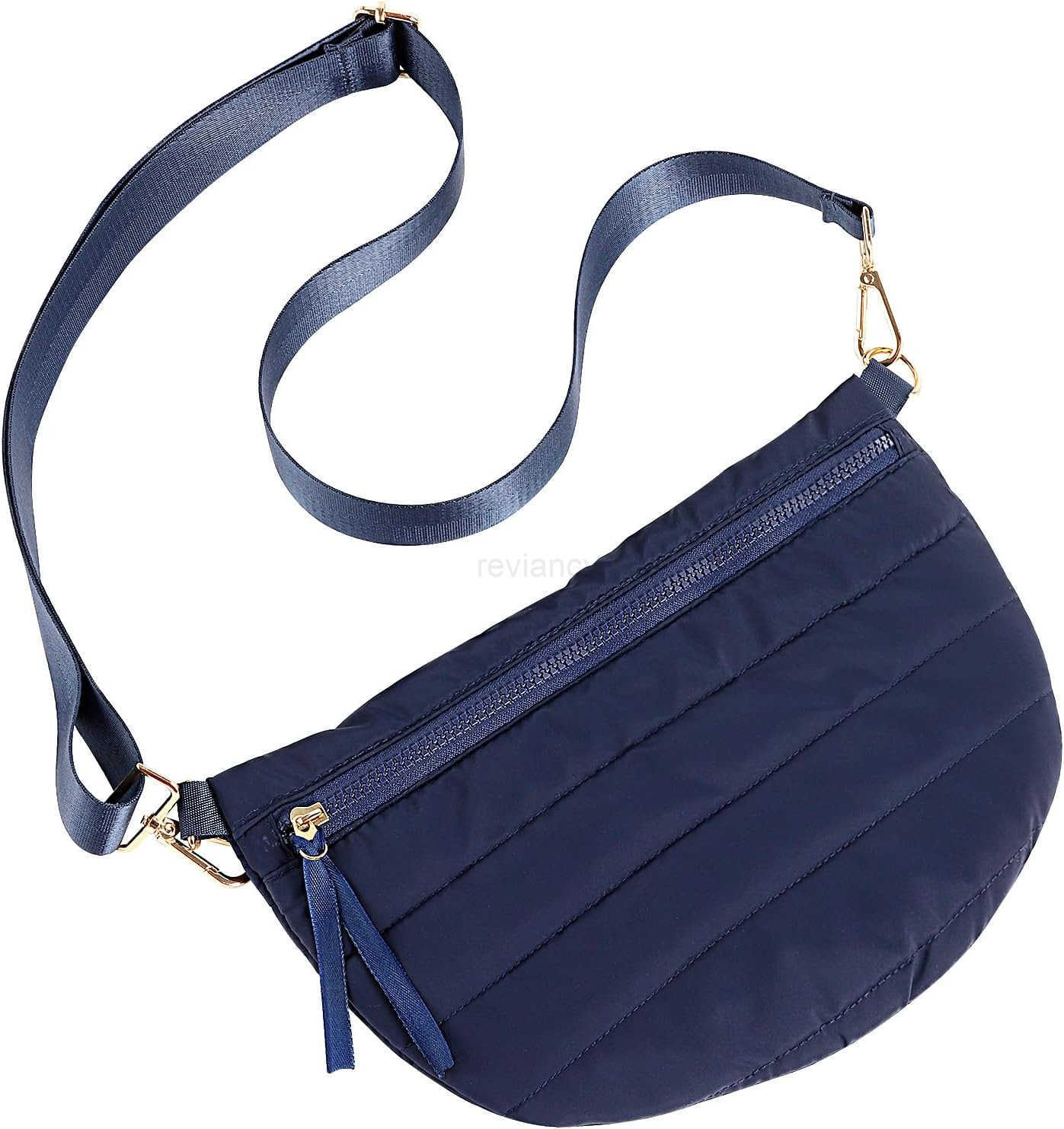 Crossbody Bags for Women Puffer Fanny Pack Sling Bag Puffy Chest Belt Bum Waist Bag Crossbody Purse Bags Quilted Shoulder Bag for Women GiftW250911