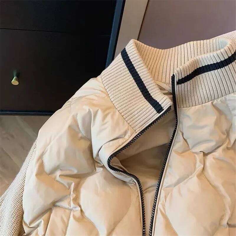 Autumn Winter Knitwear Join Together Jacket Women New Fashion Loose Casual Cotton Coat Vintage Outerwear Female