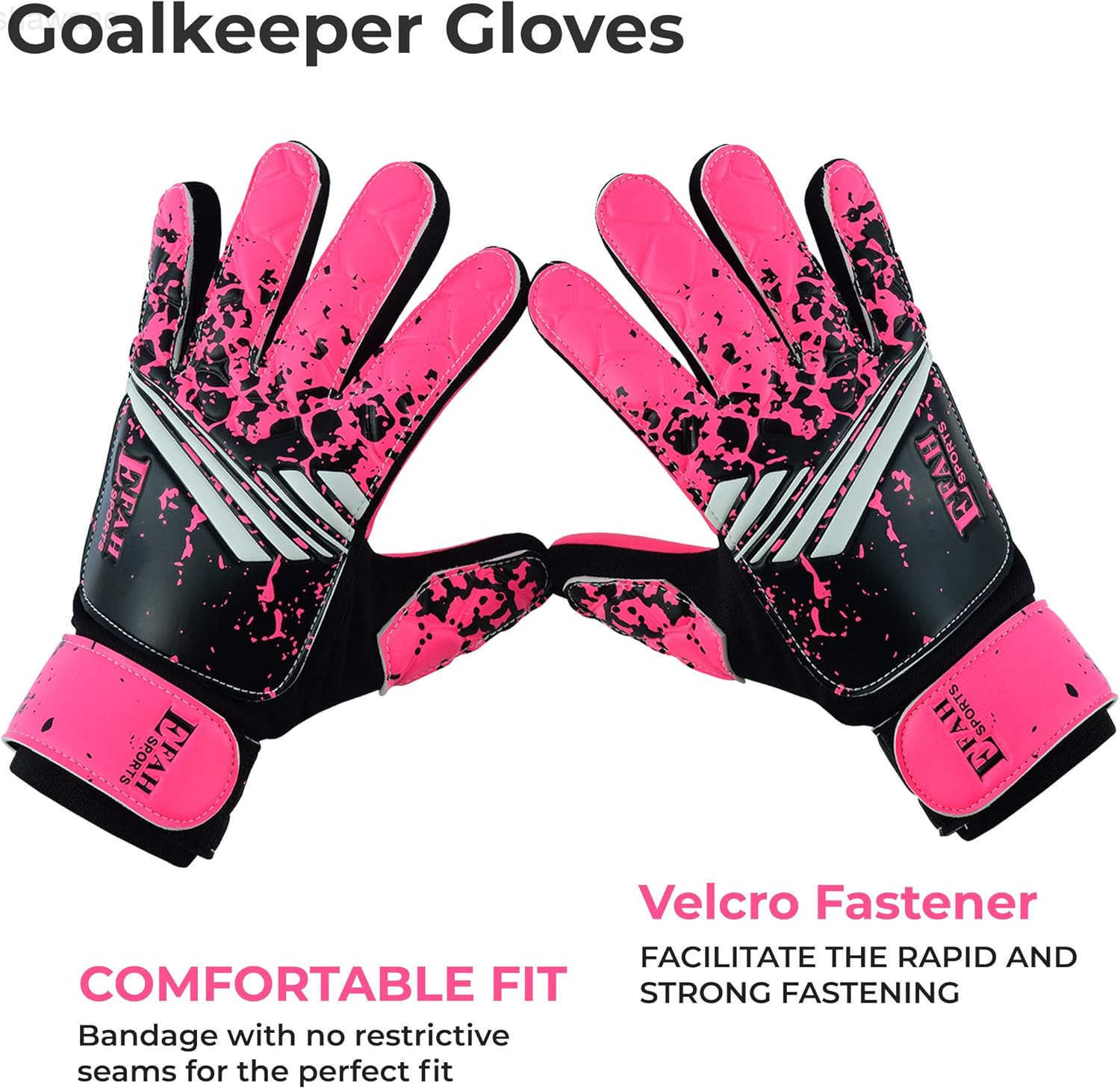 Soccer Goalkeeper Gloves for Kids Boys Children Youth Football Goalie Gloves with Strong GripsW250910