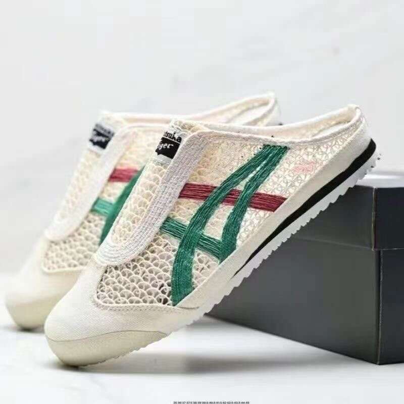 2025 Spring New Flat All-Season Unisex Casual Comfortable Breathable Slip-On Half-Slip Canvas Shoes