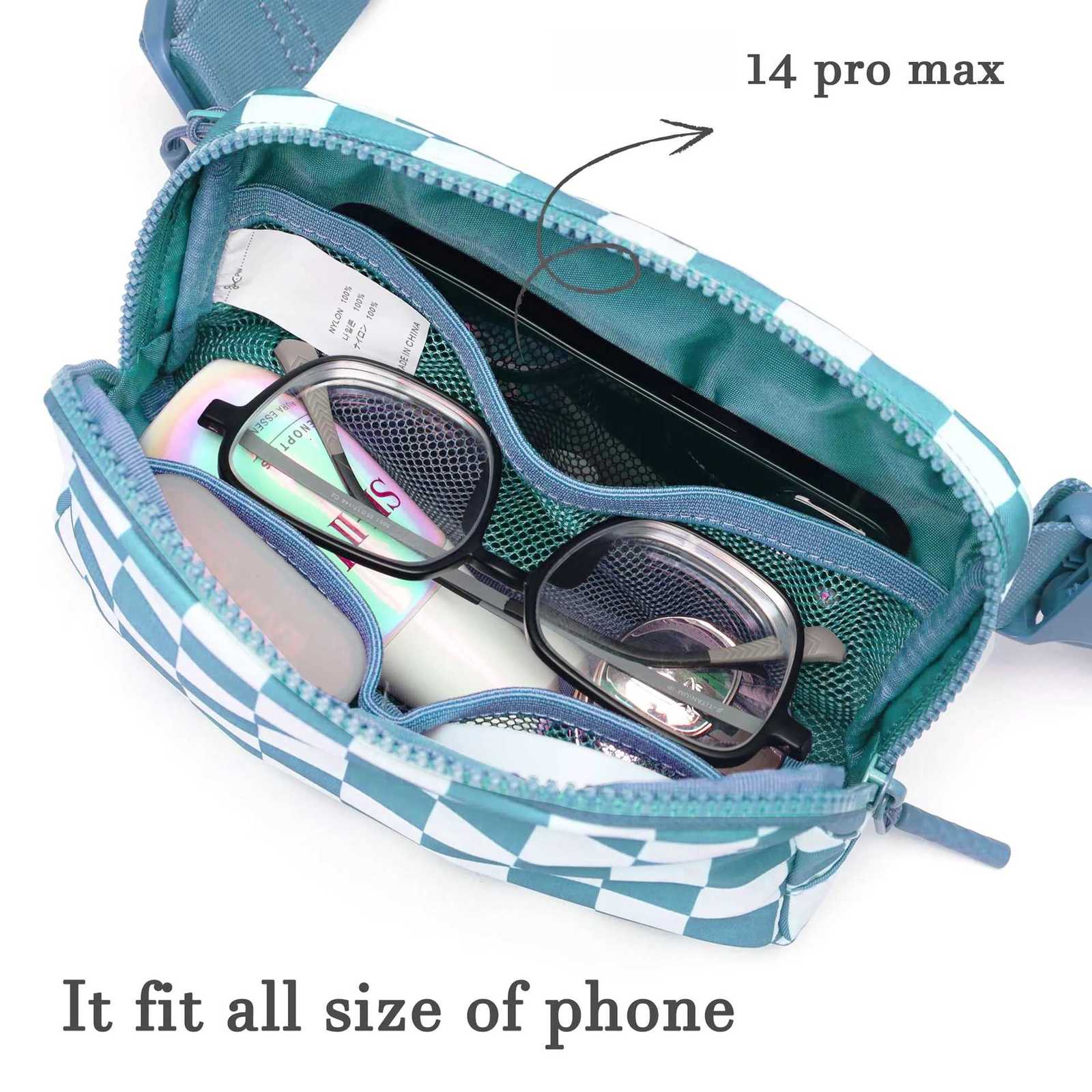 2024 Waist Bag for Women Fanny Pack with 2 Zipper Pocket Chest Bag Outdoor Crossbody Adjustable Strap Casual Travel Shoulder Bag Z250911