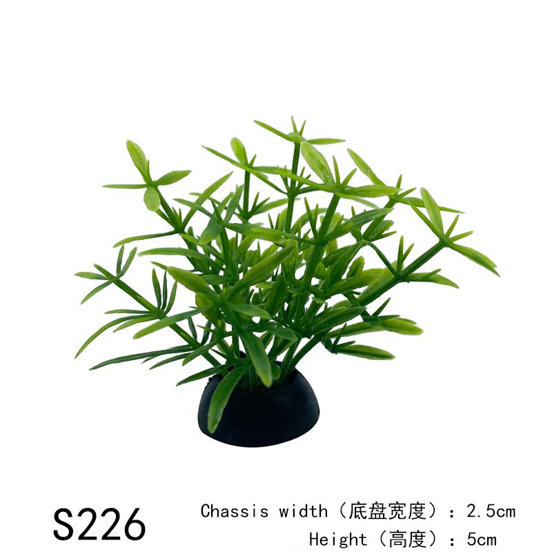 Two-inch aquarium landscaping, decorated foreground grass,Fish tank decorated with artificial plants,Factory direct sales