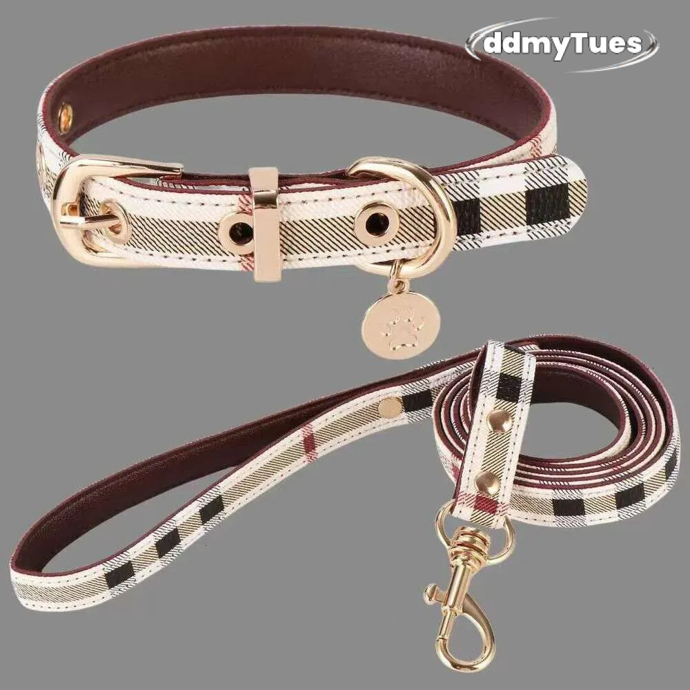 Adjustable Dog Collar with Leash Set: Durable Pet Neck Belt Traction Rope for Small to Large Dogs and Cats TUES