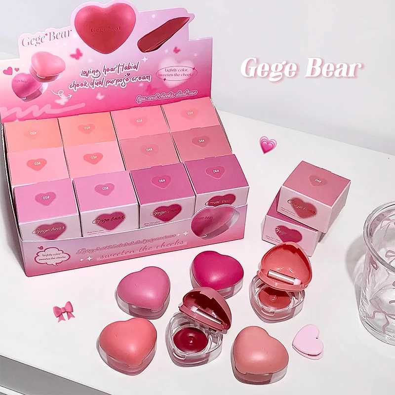 Gegebear Love Lip and Cheek Cream Matte Powder Soft Color Love Valentines Day W250911