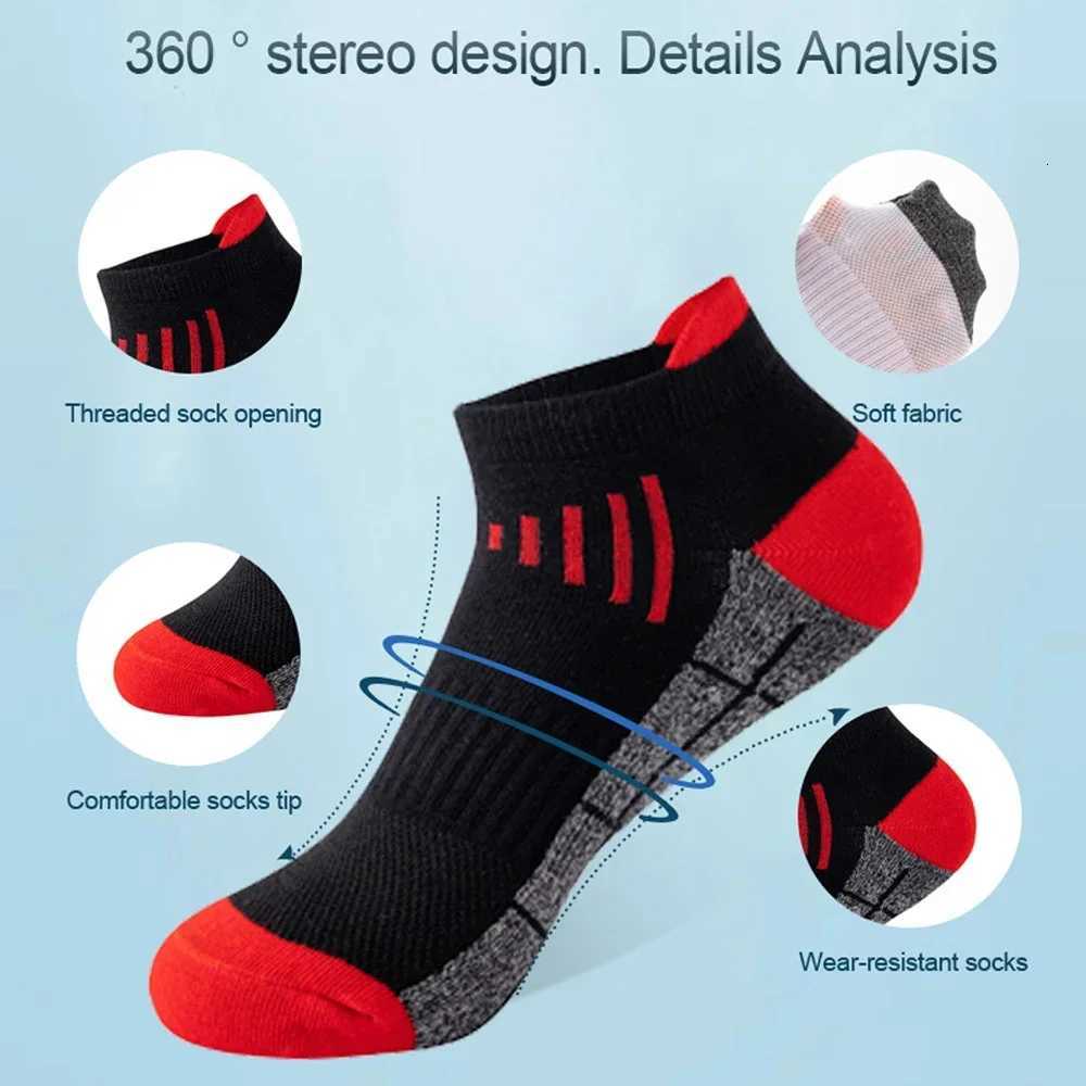 HSS 3Pairs Organic Cotton Women Socks Ankle Breathable Run Sports Sock Black Pink Casual Athletic Summer Thin Men Short Sokke D2509111