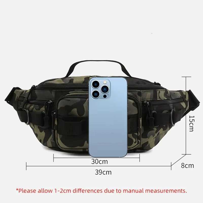 Fishing Lure Chest Bag Tactical Molle Backpack Multifunctional Fanny Pack Waist Bag Outdoor Hunting Travel Gear Storage Case Z250911