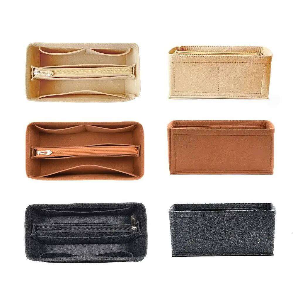Multi-Pocket Organizer Accessories for Birkin25/30/35 Inner Storage Felt Handbag Insert Liner Bag