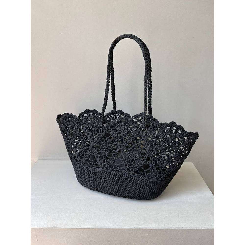 Designer Bag Tote Bag Shoulder Bag Handwoven Basket Tote Summer Beach Large Capacity Underarm Patterned Rope Shoulder Bag